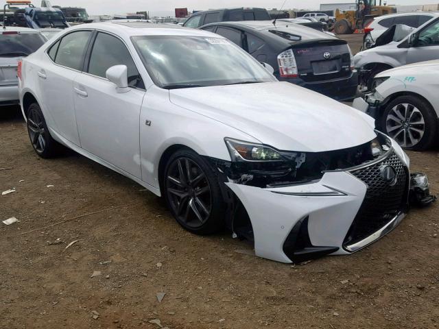 JTHBA1D25J5063718 - 2018 LEXUS IS 300 WHITE photo 1