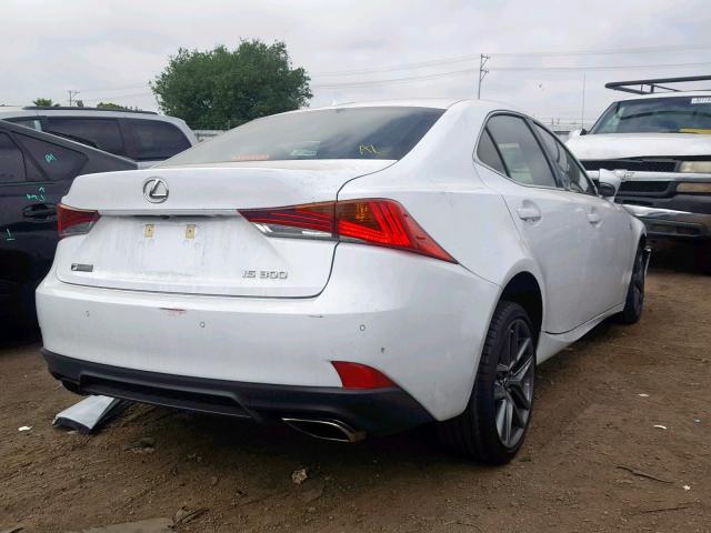 JTHBA1D25J5063718 - 2018 LEXUS IS 300 WHITE photo 4