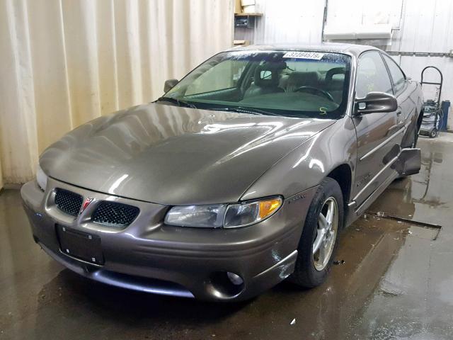 1G2WP12K2XF331099 - 1999 PONTIAC GRAND PRIX BROWN photo 2