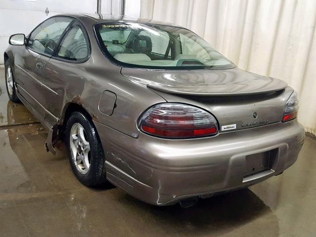 1G2WP12K2XF331099 - 1999 PONTIAC GRAND PRIX BROWN photo 3