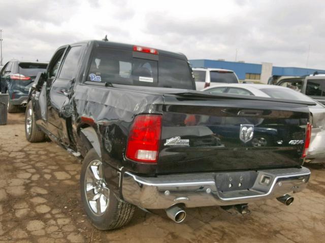 1C6RR7LTXES406124 - 2014 RAM 1500 SLT BLACK photo 3