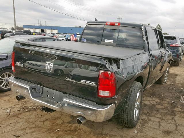 1C6RR7LTXES406124 - 2014 RAM 1500 SLT BLACK photo 4