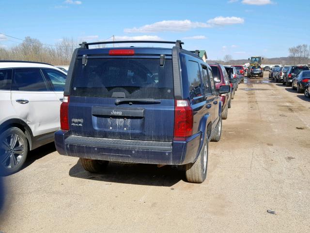 1J4RG4GK4AC125725 - 2010 JEEP COMMANDER BLUE photo 4