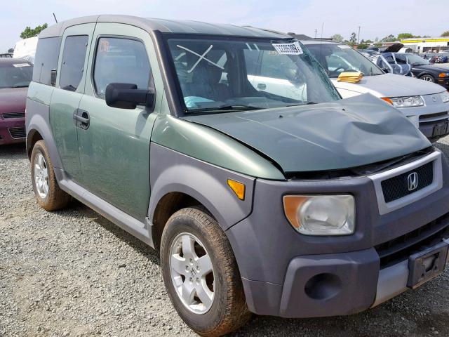 5J6YH28615L003246 - 2005 HONDA ELEMENT EX GREEN photo 1