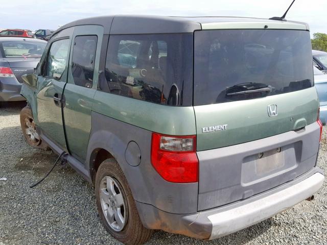 5J6YH28615L003246 - 2005 HONDA ELEMENT EX GREEN photo 3