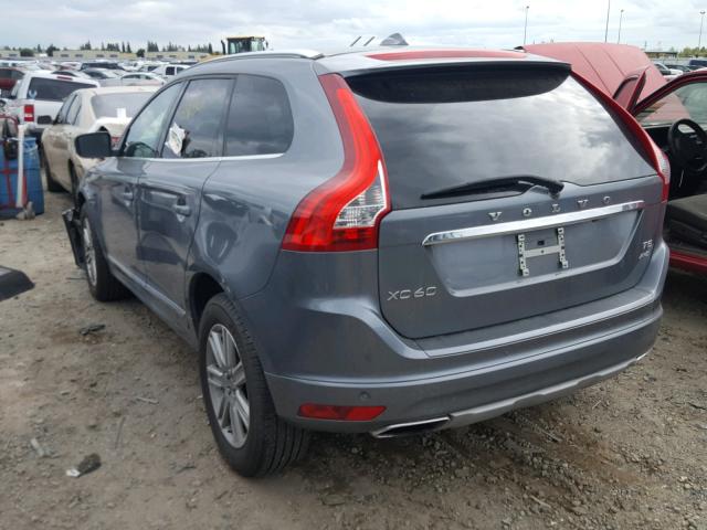 YV440MRU9H2151107 - 2017 VOLVO XC60 T5 GRAY photo 3