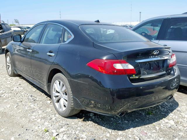 JN1BY1ARXBM375378 - 2011 INFINITI M37 X BLACK photo 3