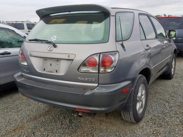 JTJHF10UX10201963 - 2001 LEXUS RX 300 GRAY photo 4