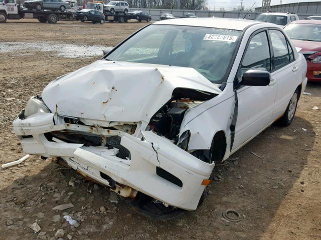 JA3AJ26E33U079935 - 2003 MITSUBISHI LANCER ES WHITE photo 2