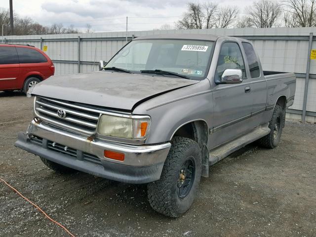 JT4UN24D2T0031136 - 1996 TOYOTA T100 XTRAC GRAY photo 2