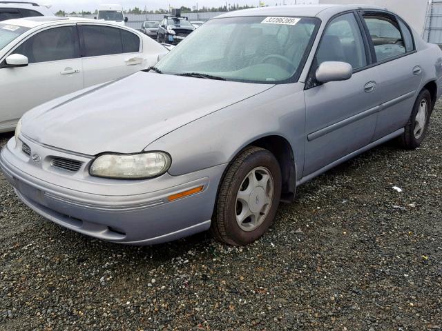 1G3NG52J2X6335448 - 1999 OLDSMOBILE CUTLASS GL SILVER photo 2