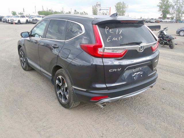 2HKRW2H99JH107010 - 2018 HONDA CR-V TOURI CHARCOAL photo 3