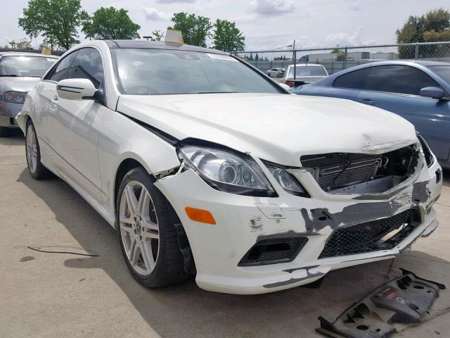 WDDKJ7CB8AF010534 - 2010 MERCEDES-BENZ E 550 WHITE photo 1