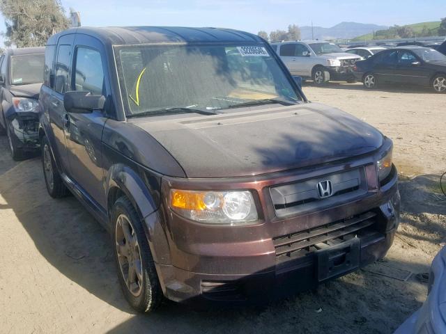 5J6YH18907L005240 - 2007 HONDA ELEMENT SC MAROON photo 1