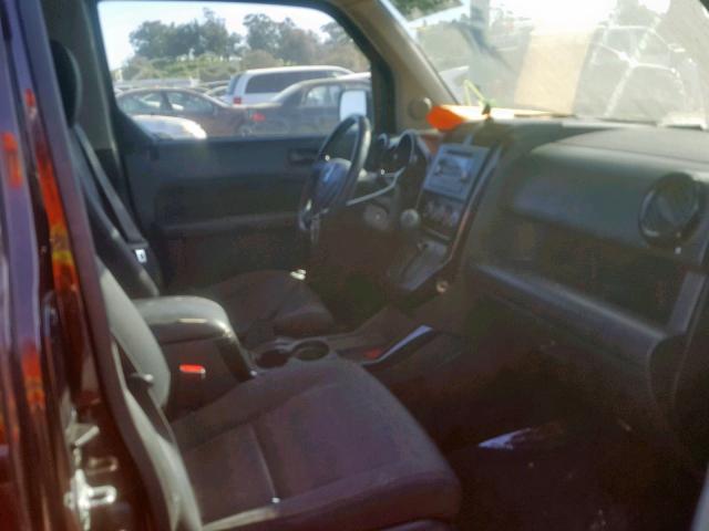 5J6YH18907L005240 - 2007 HONDA ELEMENT SC MAROON photo 5