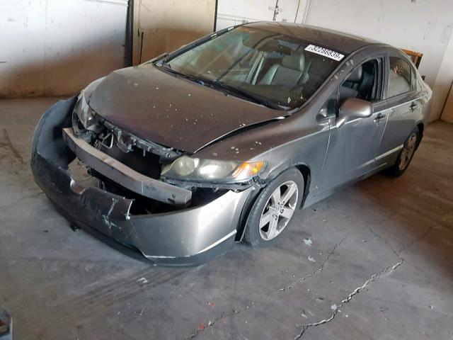 1HGFA16918L011829 - 2008 HONDA CIVIC EXL CHARCOAL photo 2