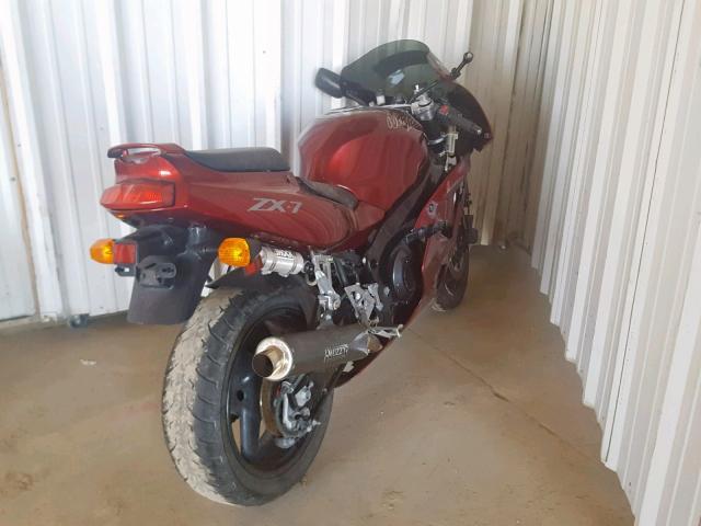 JKAZXDL16PA006043 - 1993 KAWASAKI ZX750 L MAROON photo 4