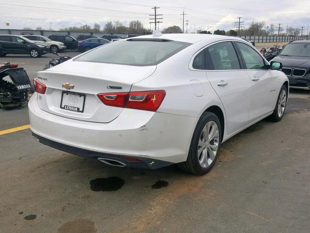 1G1ZE5SX7JF104542 - 2018 CHEVROLET MALIBU PRE WHITE photo 4