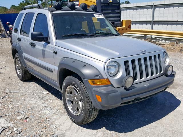 1J4GK38K76W131541 - 2006 JEEP LIBERTY RE SILVER photo 1