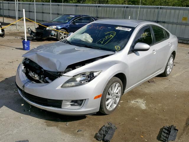 1YVHZ8DH7C5M09007 - 2012 MAZDA 6 I SILVER photo 2