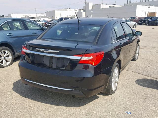 1C3CCBBB4EN150643 - 2014 CHRYSLER 200 TOURIN BLACK photo 4