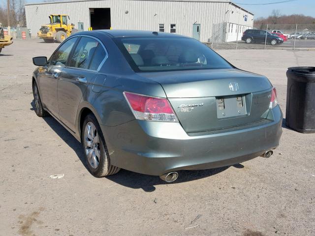 1HGCP36899A016696 - 2009 HONDA ACCORD EXL GREEN photo 3