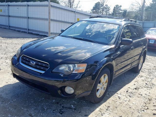 4S4BP62C857350212 - 2005 SUBARU LEGACY OUT BLACK photo 2