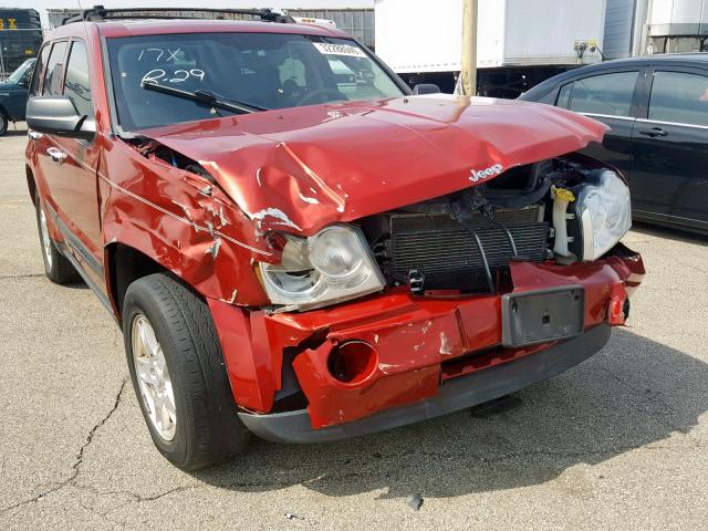 1J4GR48K86C177057 - 2006 JEEP GRAND CHER RED photo 9