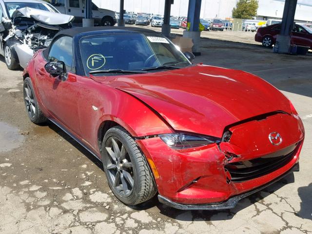 JM1NDAC78H0123274 - 2017 MAZDA MX-5 MIATA RED photo 1