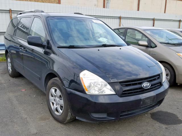 KNDMG4C34A6332970 - 2010 KIA SEDONA LX BLACK photo 1