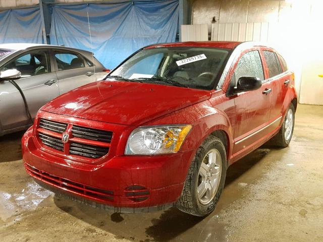 1B3HB28B08D771286 - 2008 DODGE CALIBER RED photo 2