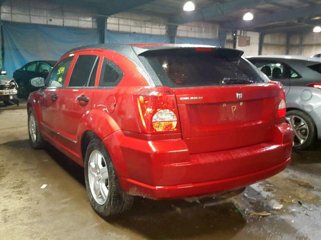 1B3HB28B08D771286 - 2008 DODGE CALIBER RED photo 3