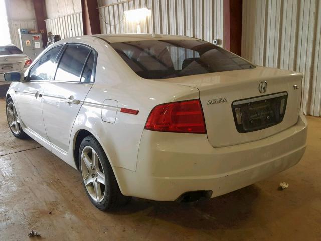 19UUA66256A018203 - 2006 ACURA 3.2TL WHITE photo 3