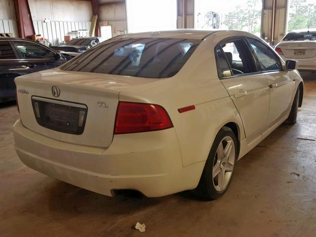 19UUA66256A018203 - 2006 ACURA 3.2TL WHITE photo 4