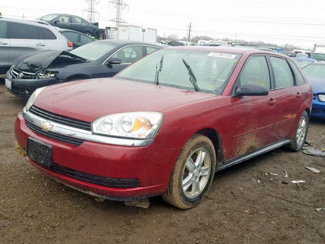 1G1ZT64824F140659 - 2004 CHEVROLET MALIBU MAX MAROON photo 2