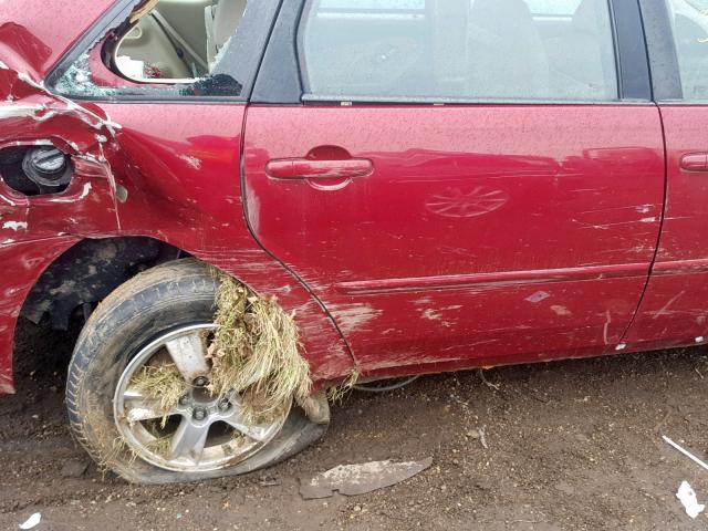 1G1ZT64824F140659 - 2004 CHEVROLET MALIBU MAX MAROON photo 9