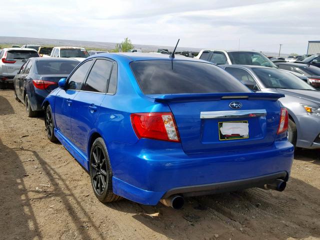 JF1GE7G67AG514719 - 2010 SUBARU IMPREZA WR BLUE photo 3