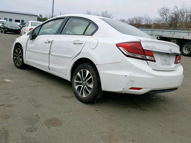 19XFB2F9XDE227389 - 2013 HONDA CIVIC EXL WHITE photo 3