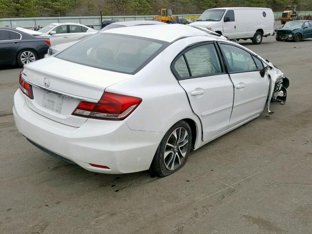 19XFB2F9XDE227389 - 2013 HONDA CIVIC EXL WHITE photo 4