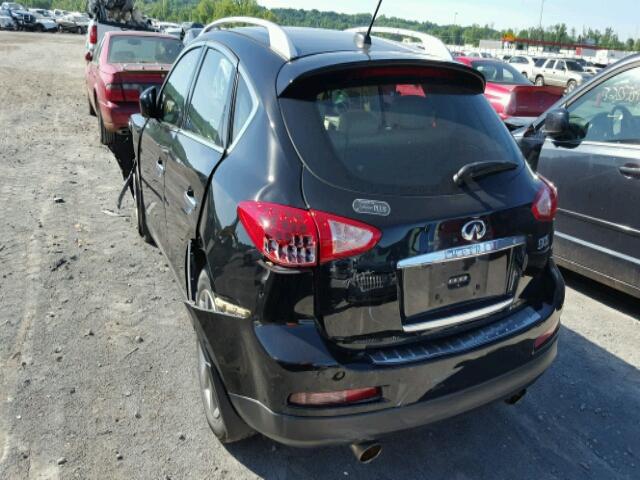 JN1AJ0HRXBM852696 - 2011 INFINITI EX35 BASE BLACK photo 3