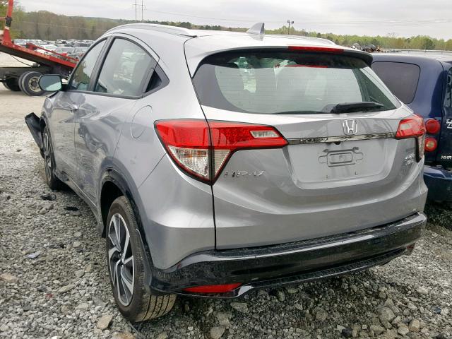 3CZRU6H17KG707603 - 2019 HONDA HR-V SPORT SILVER photo 3