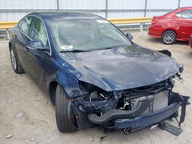 2G4GS5EV3D9182259 - 2013 BUICK REGAL PREM BLUE photo 1