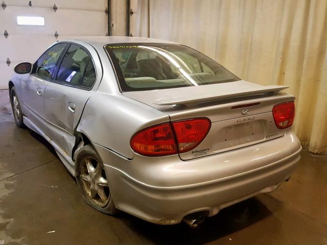 1G3NL52E52C148293 - 2002 OLDSMOBILE ALERO GL SILVER photo 3