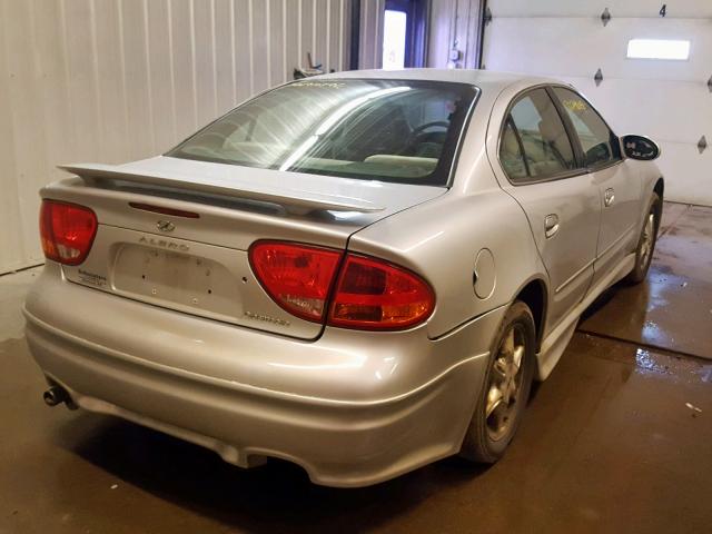 1G3NL52E52C148293 - 2002 OLDSMOBILE ALERO GL SILVER photo 4