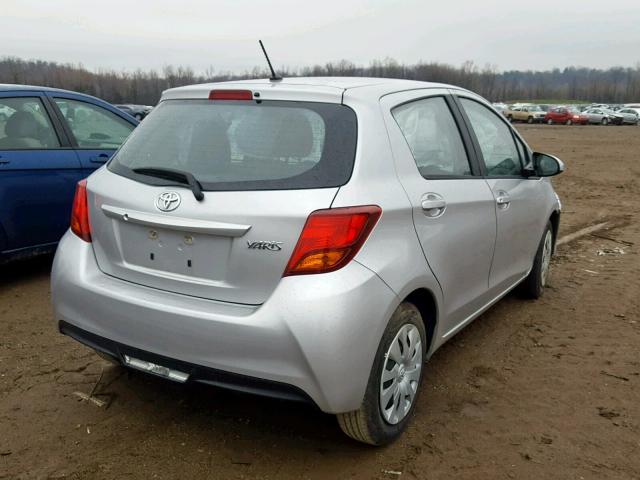 VNKKTUD30GA065227 - 2016 TOYOTA YARIS L SILVER photo 4