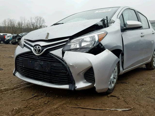 VNKKTUD30GA065227 - 2016 TOYOTA YARIS L SILVER photo 9