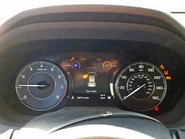 5J8TC2H5XKL005287 - 2019 ACURA RDX GRAY photo 8