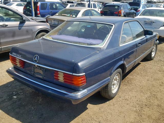 WDBCA43A2DB003867 - 1983 MERCEDES-BENZ 380 SEC BLUE photo 4