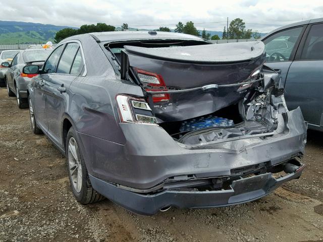 1FAHP2E87EG161104 - 2014 FORD TAURUS SEL GRAY photo 3