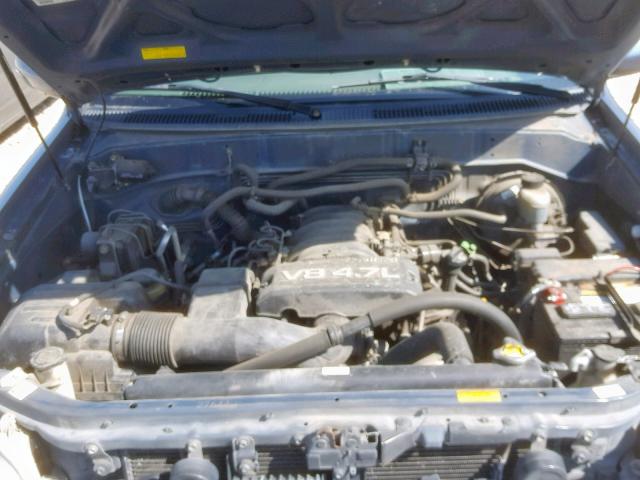 5TDZT38A35S250866 - 2005 TOYOTA SEQUOIA LI BLUE photo 7